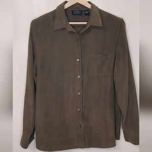 Sonoma Brown Button Down